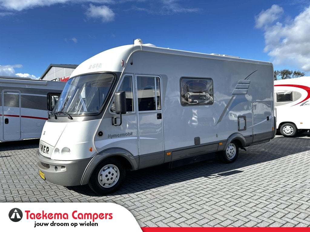 Hymer B514 Dwarsbed/Hefbed/Airco/6.40M/2005/INRUILKOOPJE!, Integraal, Fiat, 6 tot 7 meter, Bedrijf