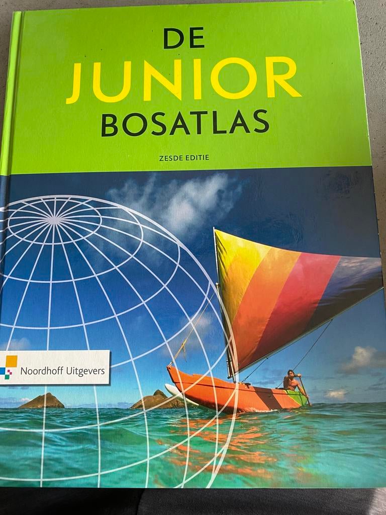 De junior bosatlas, Boeken, Atlassen en Landkaarten, Bosatlas, Verzenden, Zo goed als nieuw, 1800 tot 2000