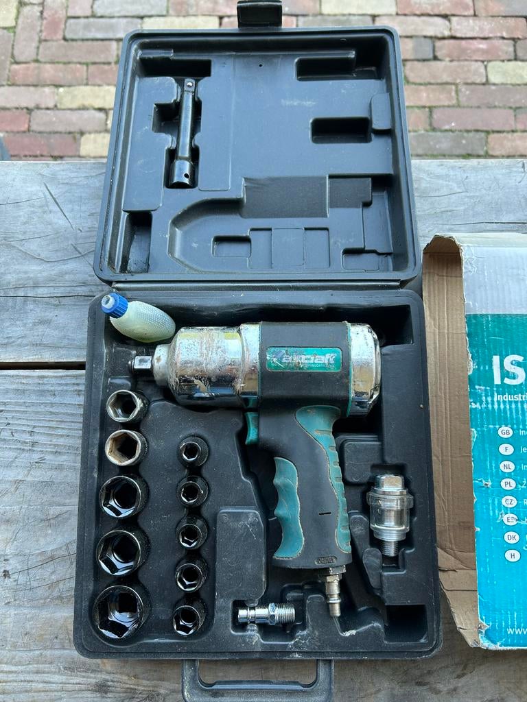 Aircraft ISS 1/2" Pro Slagschroevendraaier Set, Ophalen of Verzenden, Gebruikt