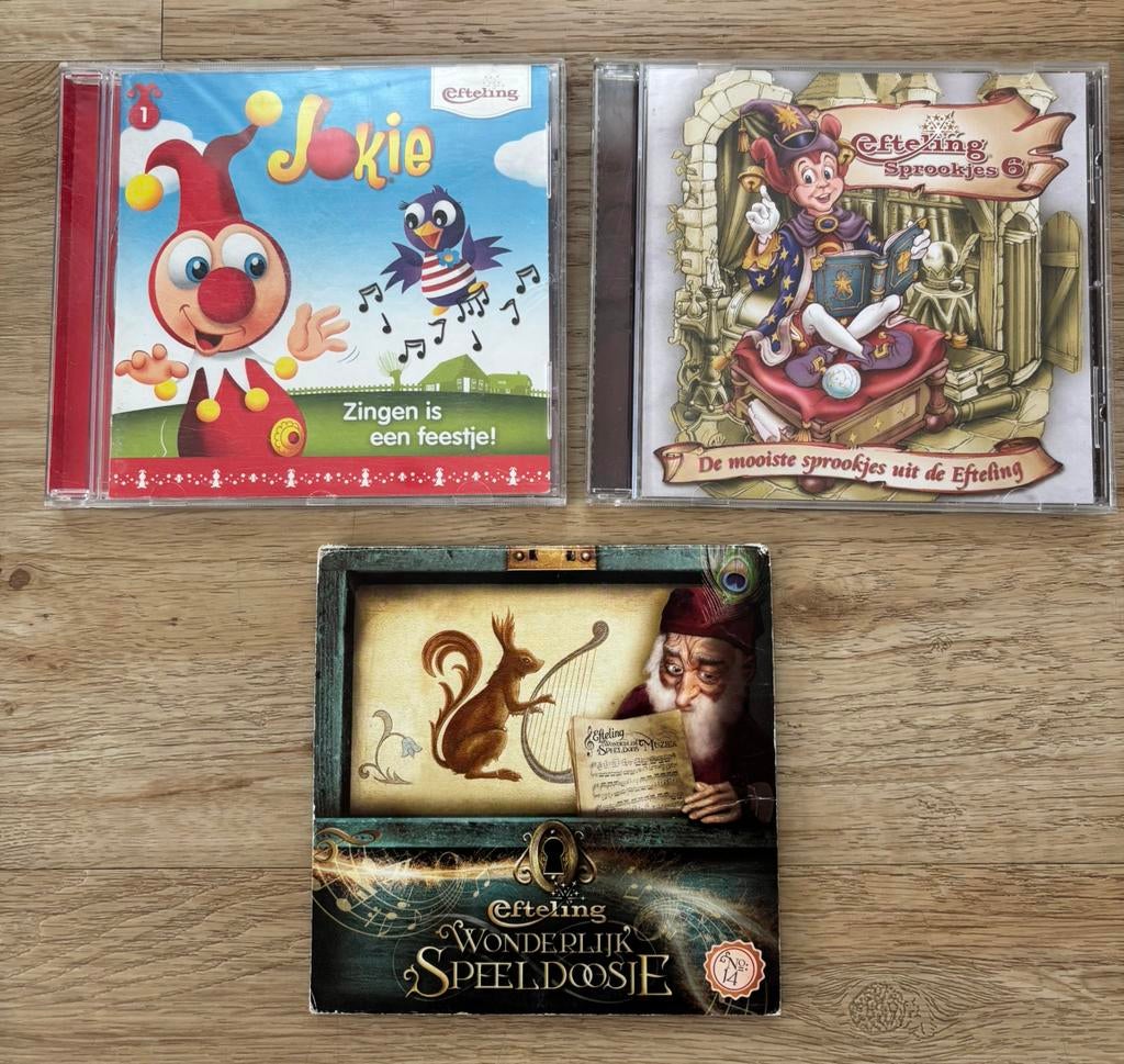 3x Efteling CD / Luister CD - Totaal slechts 2,50 euro!, Verzamelen, Efteling, Ophalen of Verzenden, Gebruikt, Overige typen
