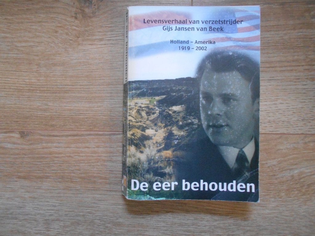 Levensverhaal van verzetstrijder Gijs Jansen van Beek, Ophalen of Verzenden, Tweede Wereldoorlog, Zo goed als nieuw, Overige onderwerpen