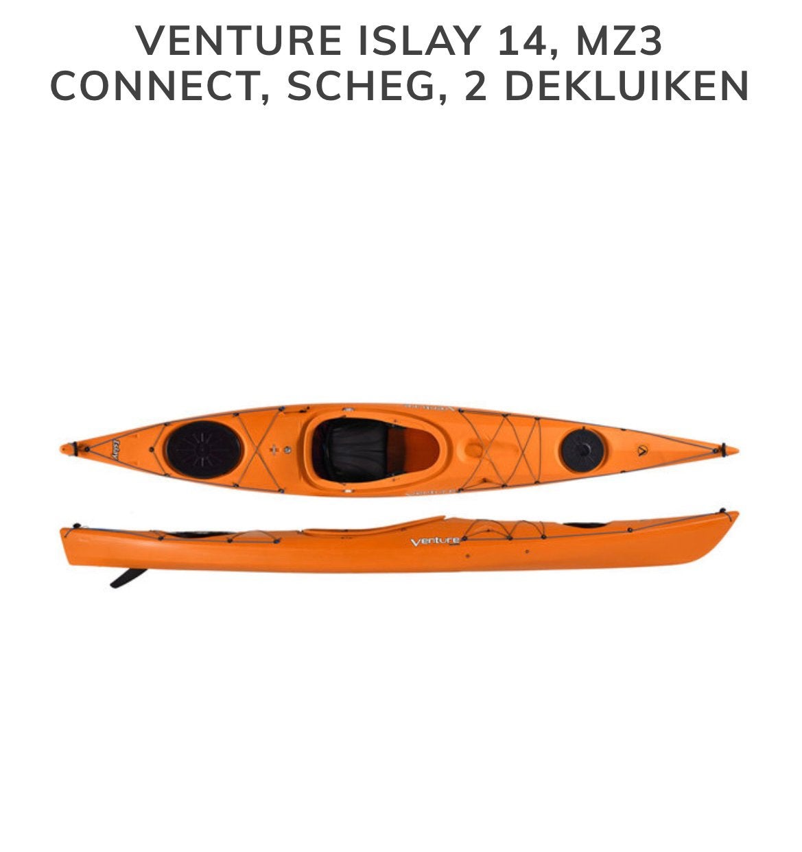Kayak, venture islay 14, incl dek en karretje, Ophalen, Gebruikt, 1-persoons