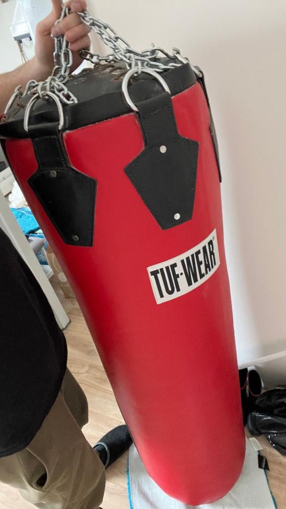 TUF Wear lederen bokszak gigantor 140cm, Seizoenskaart, Eén persoon, December