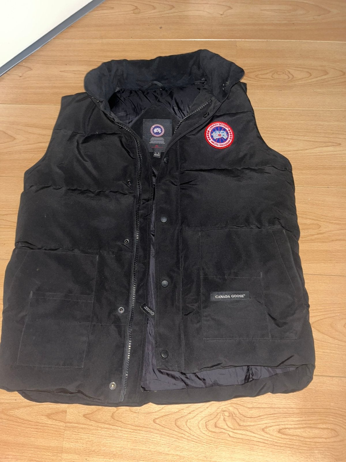 Canada goose bodywarmer, Ophalen of Verzenden, Zo goed als nieuw, Maat 52/54 (L), Zwart