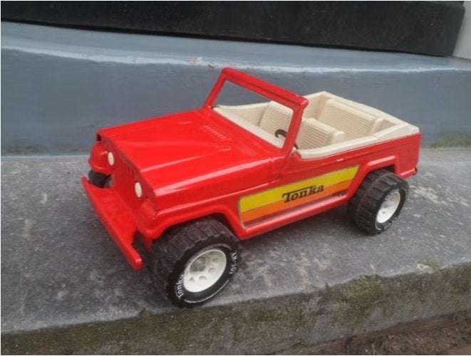 Tonka JEEPSTER Jeep terreinauto pick-up truck metaal blik, Ophalen of Verzenden