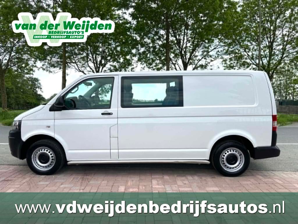 Volkswagen Transporter 2.0 TDI L2H1 6 Persoons AUTOMAAT MARG, Auto's, Bestelauto's, Euro 5, Stof, Gebruikt, 4 cilinders