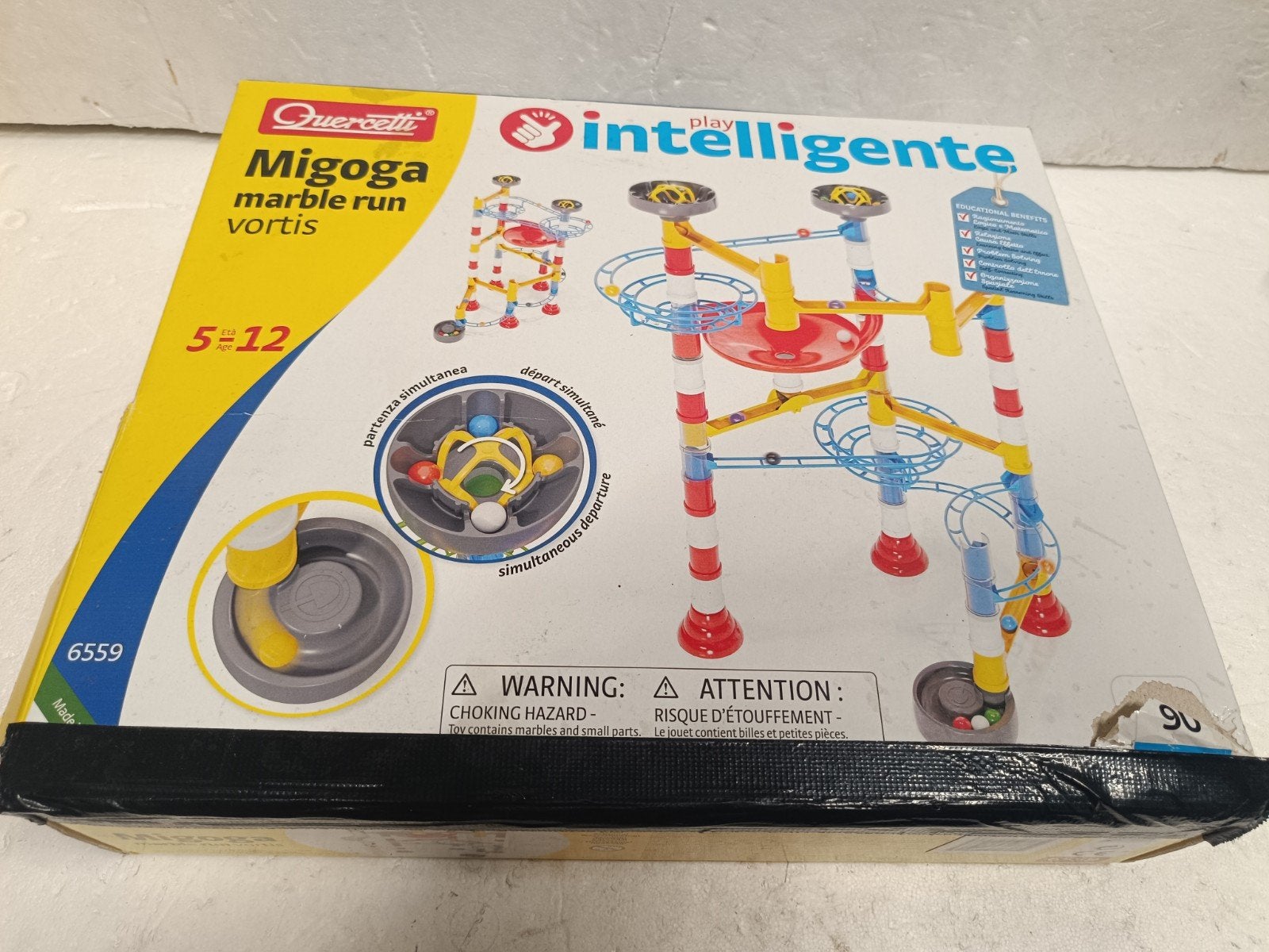 Quercetti migoga knikkerbaan marble run vortis, Gebruikt, Ophalen of Verzenden