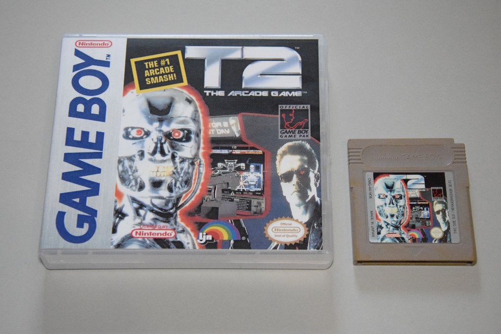 Nintendo Gameboy : T2 - The Arcade Game ( Terminator 2 ), Spelcomputers en Games, Gebruikt, 1 speler, Ophalen of Verzenden, Vanaf 3 jaar