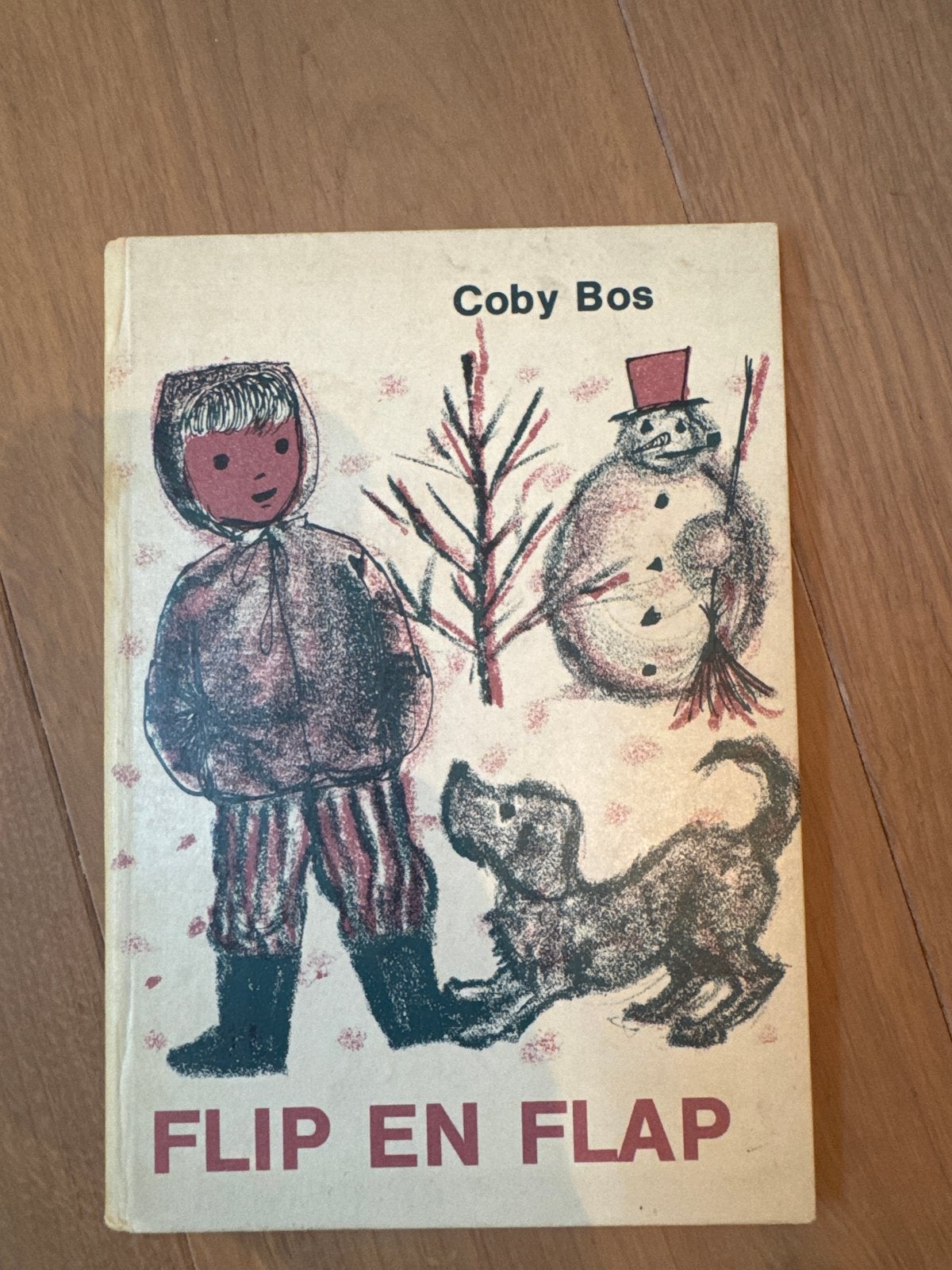 Vintage kinderboek Flip en Flap - Coby Bos, Ophalen, Gelezen, Fictie algemeen