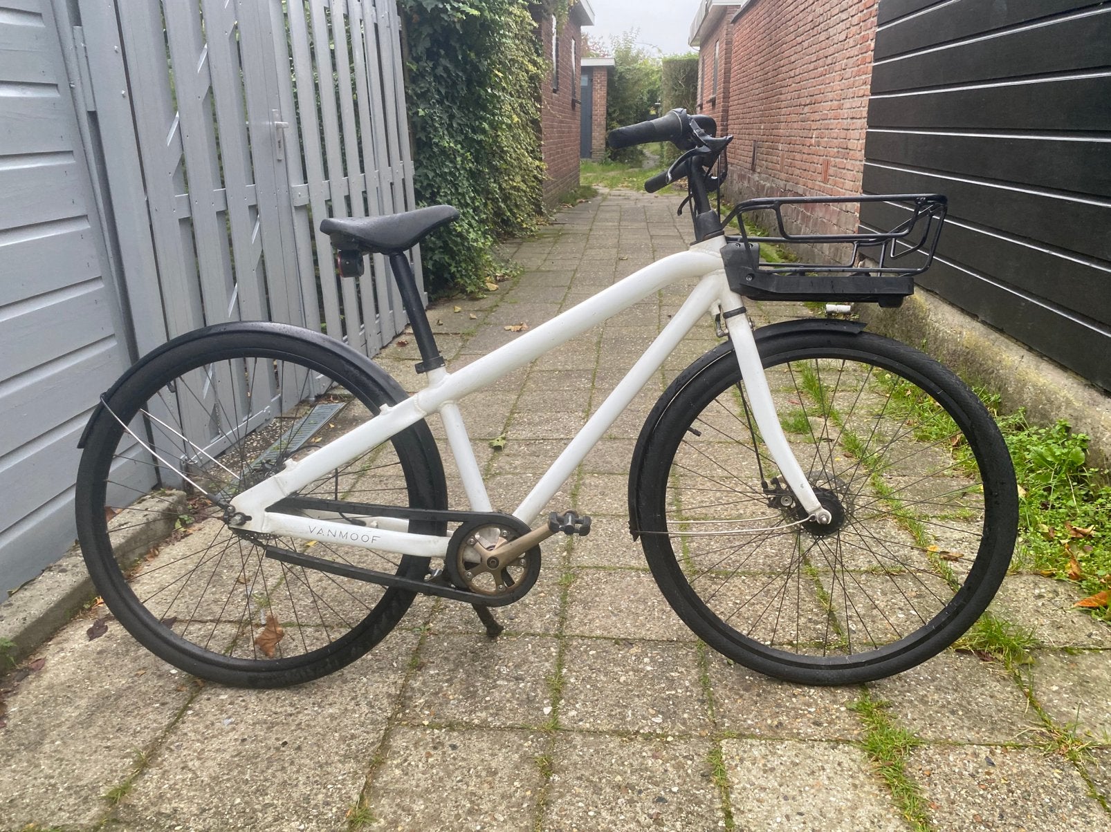 Witte VANMOOF VAN MOOF 28 inch met 3 versnellingen, Minder dan 10 versnellingen, Gebruikt, 56 cm of meer, Ophalen