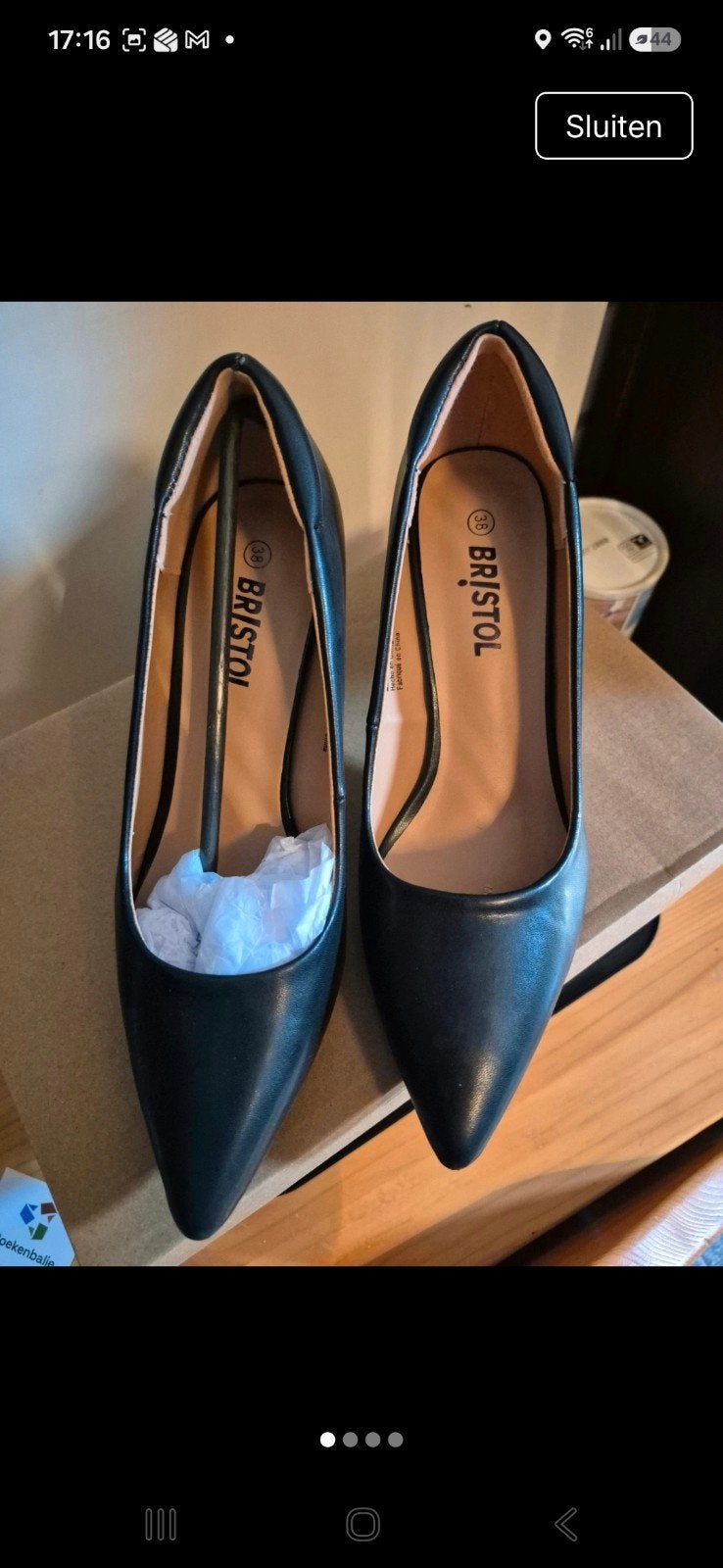 Zwarte pumps maat 38 - Nieuw in doos, Pumps, Verzenden, Zwart, Nieuw