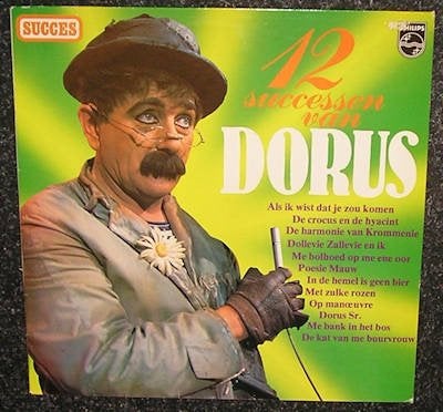 Dorus -12 Successen Van Dorus 1970 LP2007 Tom Manders, LP, Gebruikt, Pop, Ophalen of Verzenden