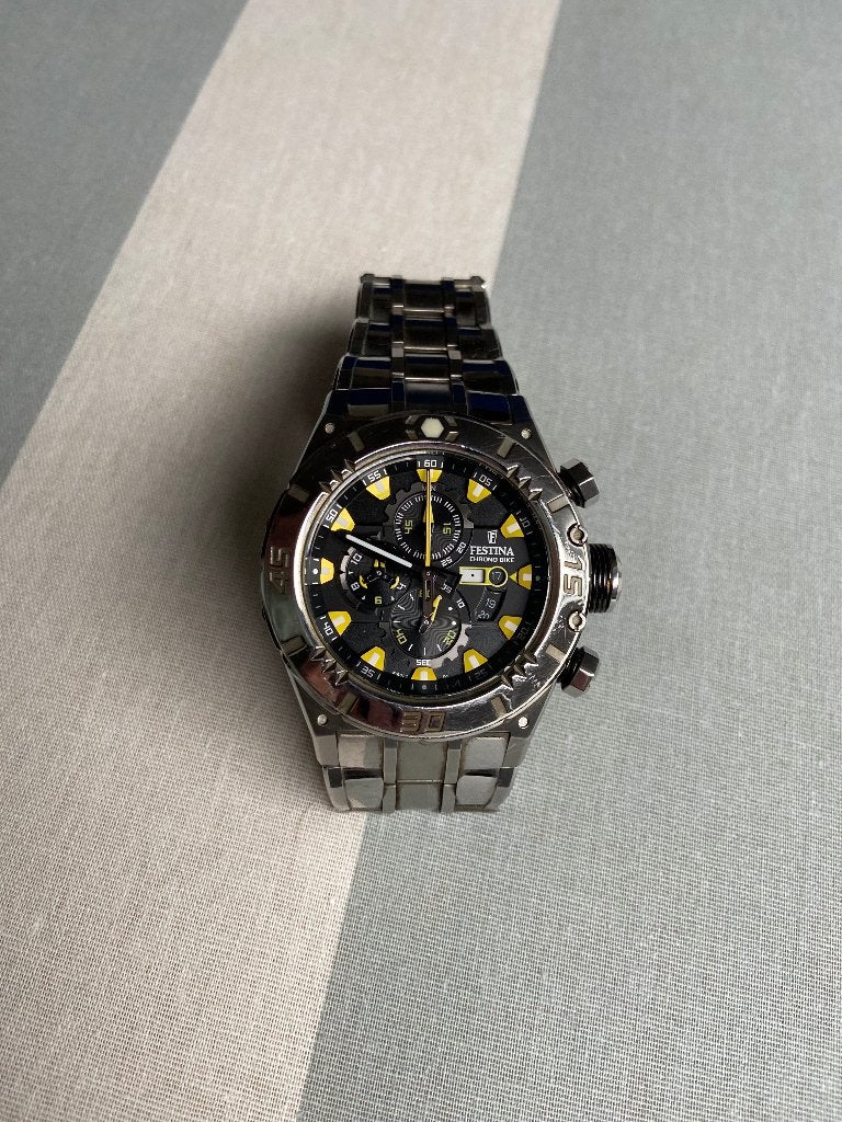 Festina horloge, Overige merken, Staal, Gebruikt, Staal