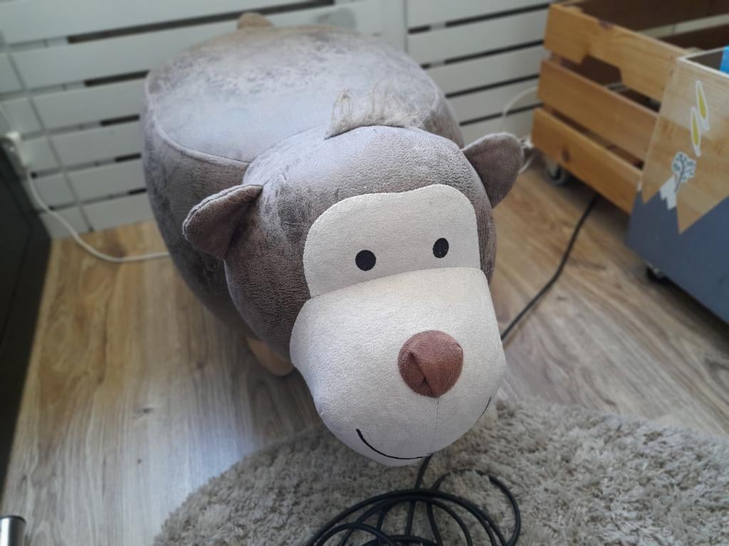 Leuke apen poef van Kerwei, Huis en Inrichting, Banken | Voetenbanken en Poefen, Ophalen, Minder dan 50 cm, 50 tot 75 cm, Kinderlijk, speels