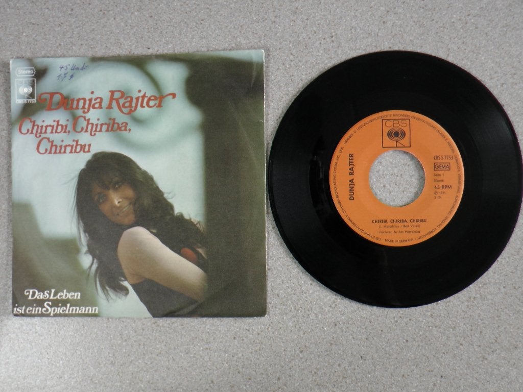 Dunja Rajter - Chiribi Vhiriba Chiribu VINYL SINGLE, Gebruikt, 7 inch, Pop, Fotohoes