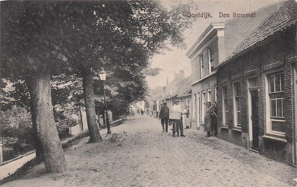 703-059-045 Oostdijk Den Bommel, Verzamelen, Ansichtkaarten | Nederland, Zuid-Holland, Voor 1920, Verzenden
