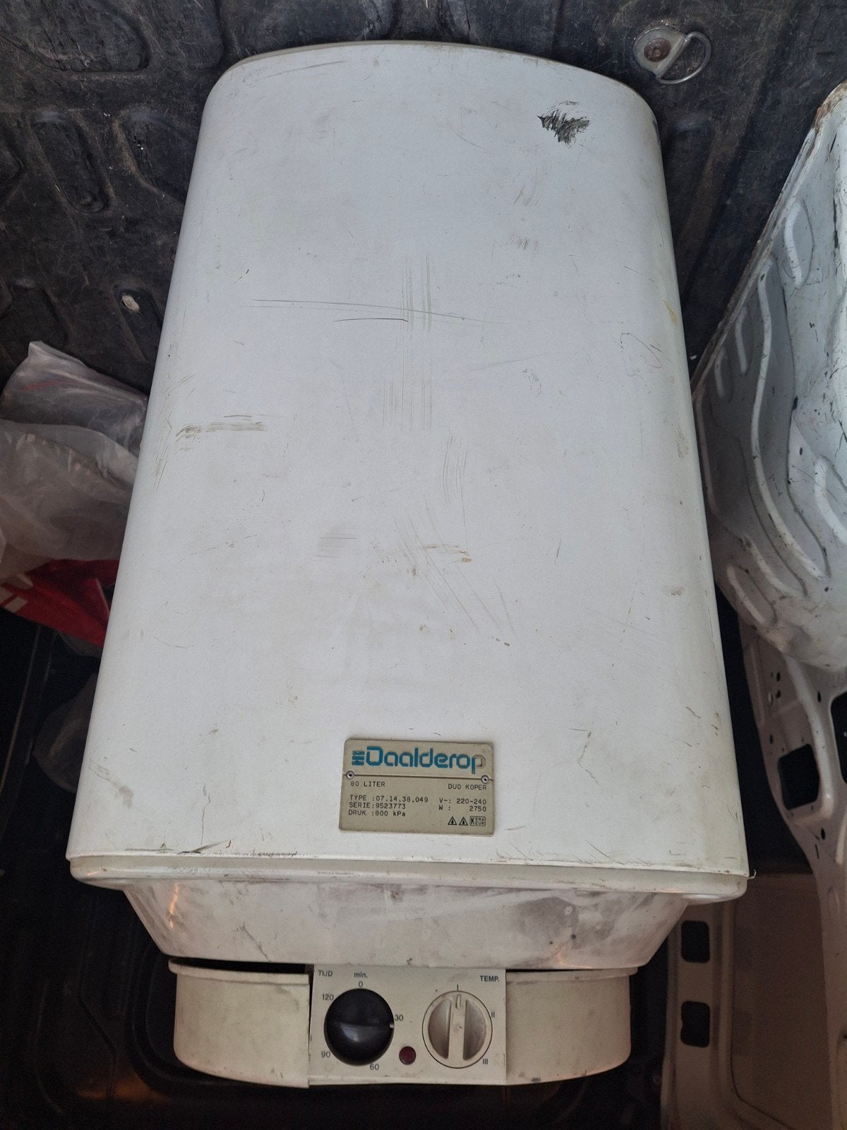 Daalderop 80 Liter Boiler - Duo Koper, Ophalen, Gebruikt