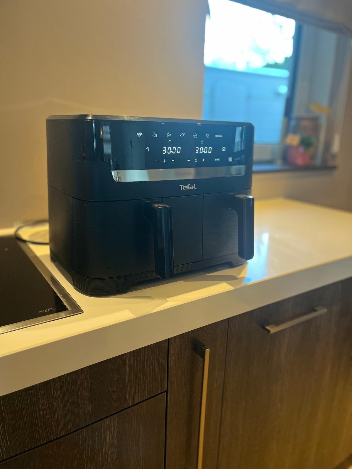 Tefal dual easy fry, Witgoed en Apparatuur, Airfryers, Ophalen, Zo goed als nieuw, Airfryer XXL