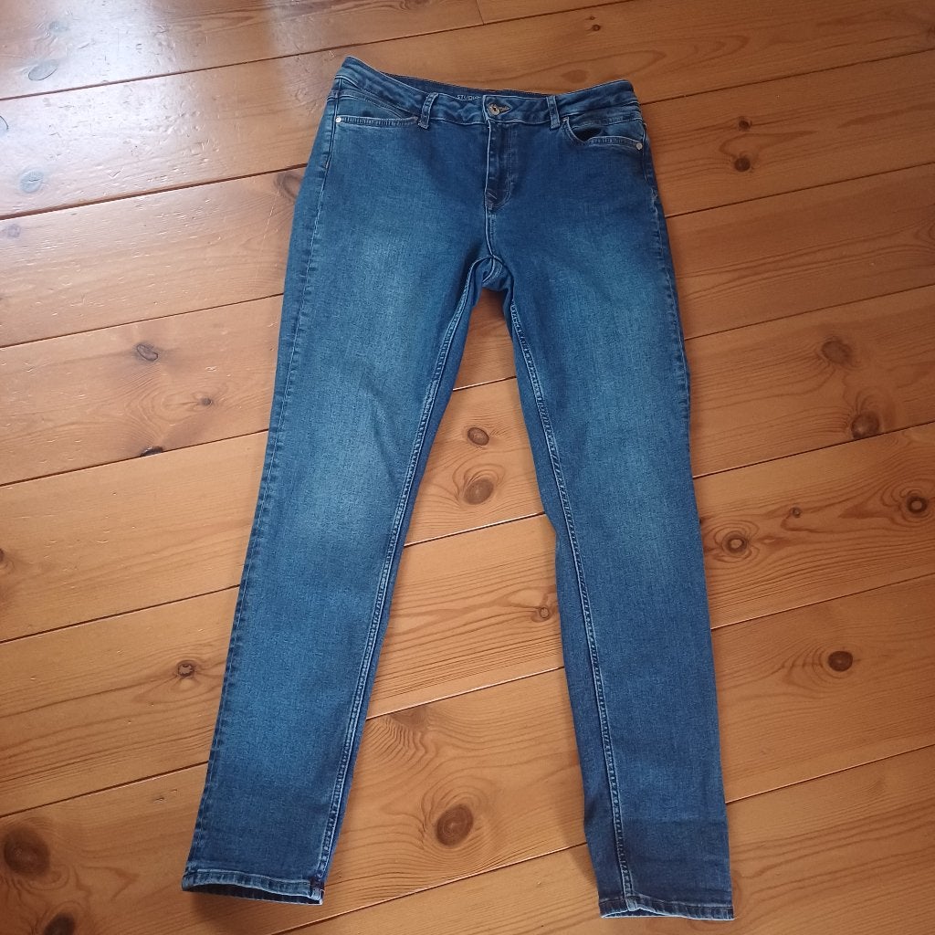 Studio Anneloes Slim Fit Jeans Maat M, Kleding | Dames, Studio Anneloes, Blauw, Ophalen of Verzenden, Zo goed als nieuw