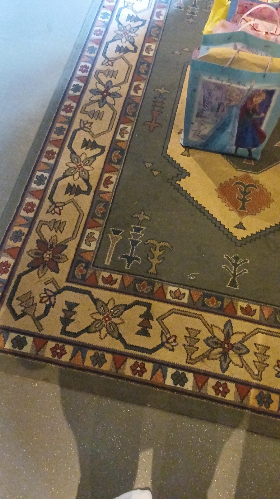 GEZOCHT: Vintage vloerkleed met oosters patroon, Oosters, Vintage, Groen, Ophalen of Verzenden, Zo goed als nieuw