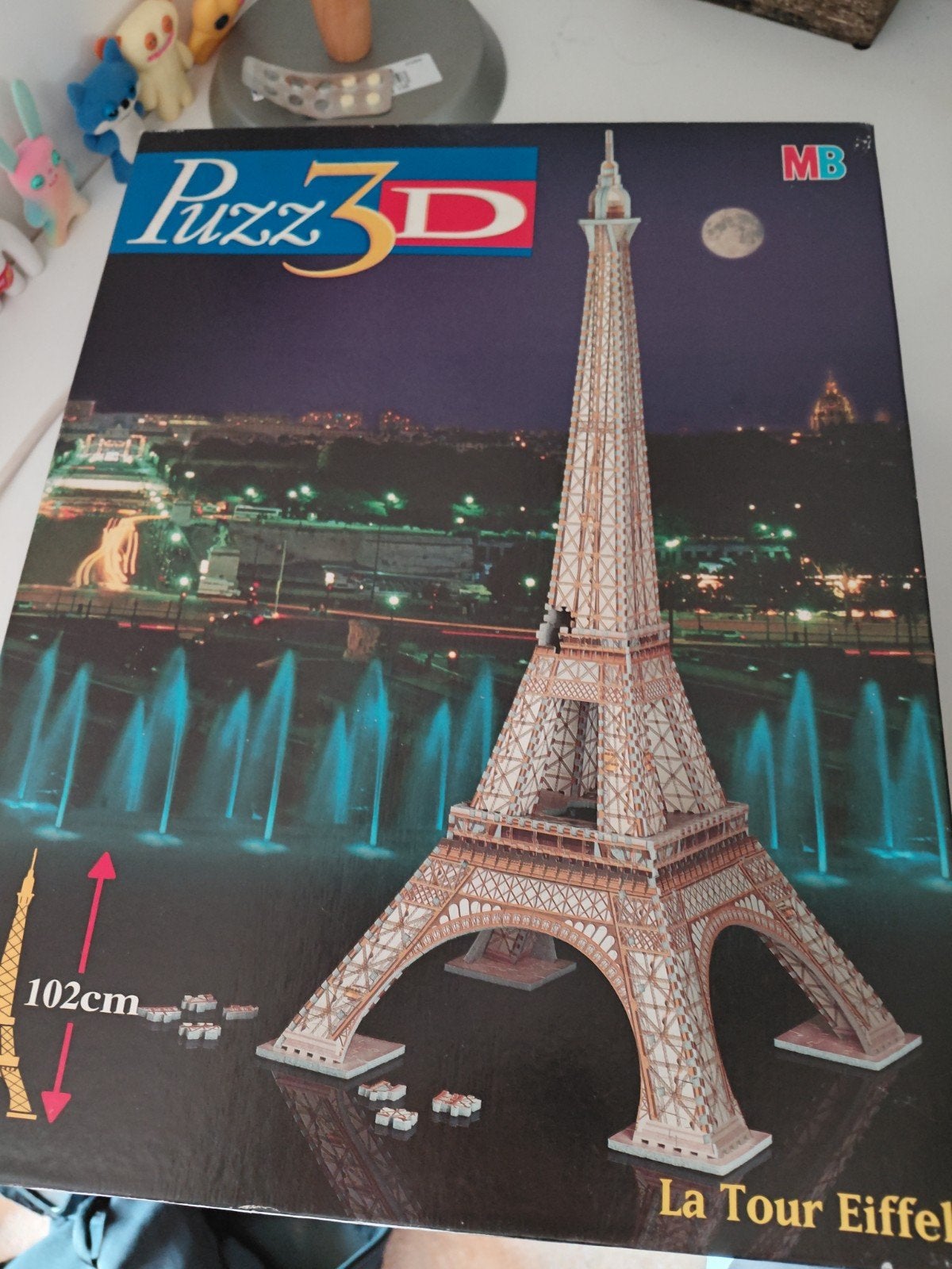 MB Puzz 3D - Sint-Pietersbasiliek & Eiffeltoren, Ophalen of Verzenden, Gebruikt, Rubik's of 3D-puzzel