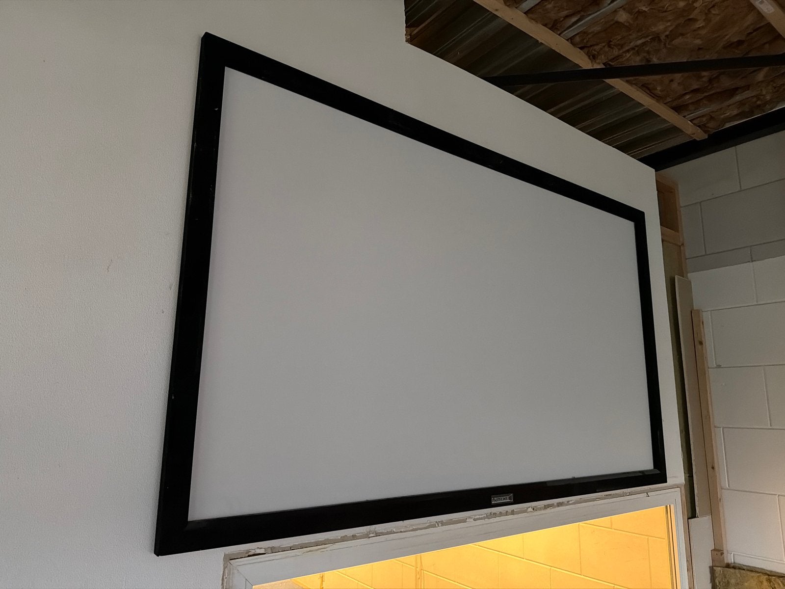 Lumene Projectiescherm - Vast Frame, 16:9, 200 cm breed, Ophalen, Zo goed als nieuw
