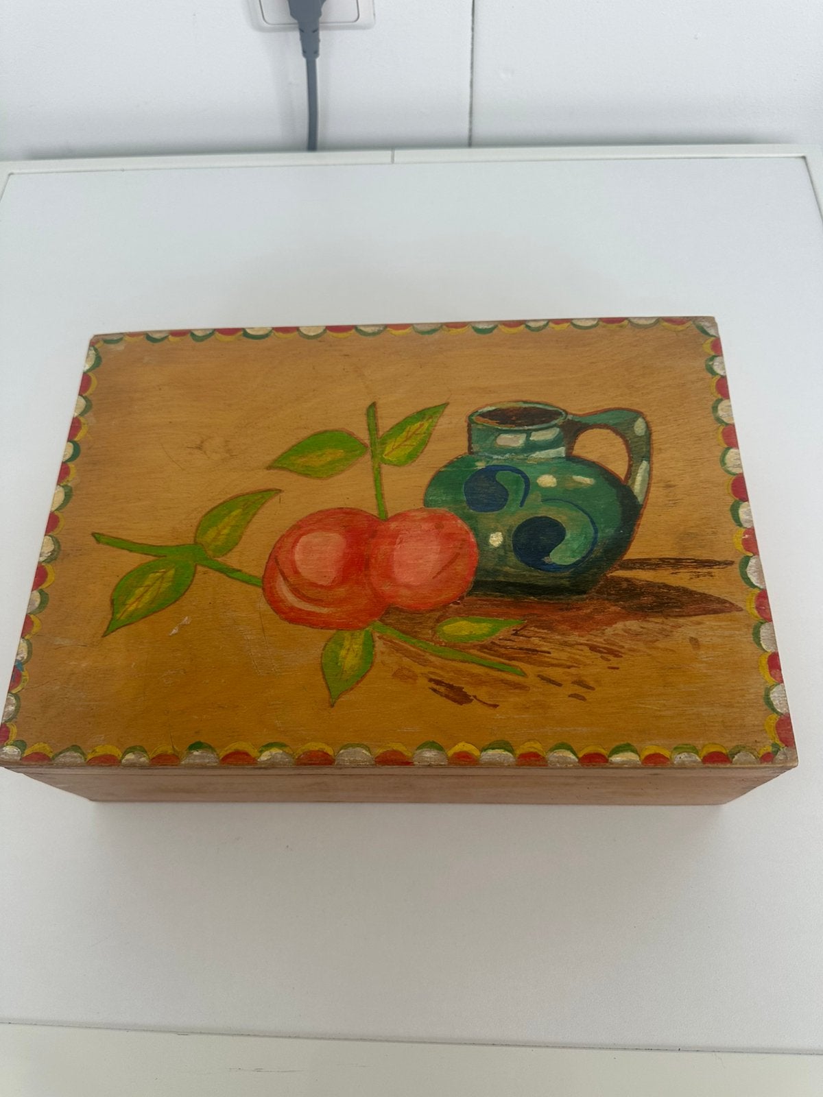 Naai kist oud, Huis en Inrichting, Ophalen, Gebruikt, 50 tot 100 cm, Minder dan 50 cm
