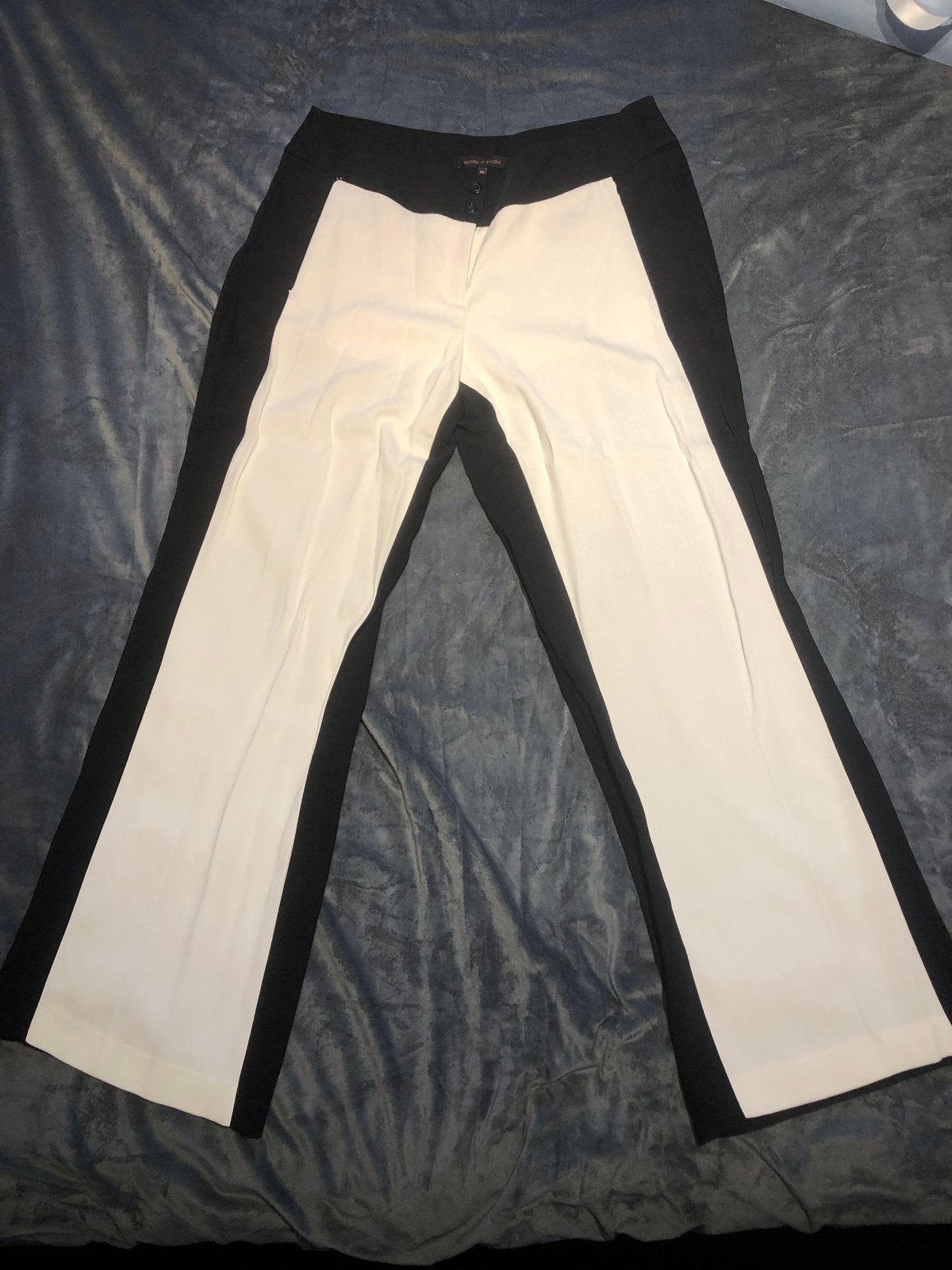 Summum Studio Zwart-witte broek, maat 44, Zwart, Maat 42/44 (L), Ophalen of Verzenden, Zo goed als nieuw