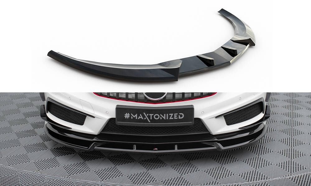 Maxton Design Mercedes A45 AMG W176 Splitter Voorspoiler Spo, Verzenden, Automotive Parts, A.parts@hotmail.nl, Trasmolenlaan 12 3447 GZ Woerden