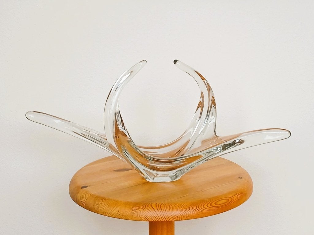 Centerpiece Artglass Vannes Sèvres Frankrijk Vintage 1960’s, Antiek en Kunst, Ophalen of Verzenden