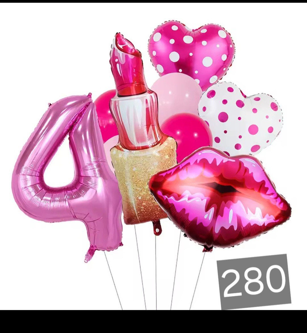 Gratis verzending Roze Ballonnen Set - Verjaardag/Feest Deco, Ophalen, Nieuw, Feestartikel, Verjaardag