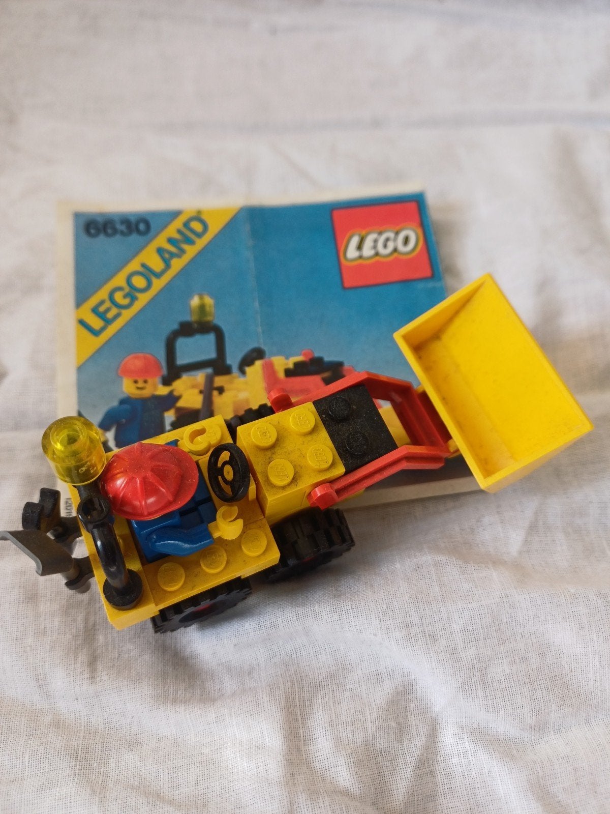 LEGO Legoland 6630 Kiepwagen met instructies, Compleet, Gebruikt, Lego, Ophalen of Verzenden