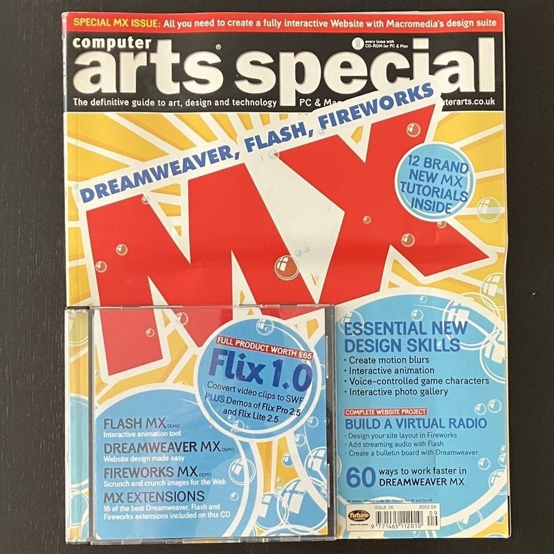 Computer Arts Special nr. 36 met CD (2002, U.K., Engels), Boeken, Tijdschriften en Kranten, Ophalen of Verzenden, Gelezen, Overige typen