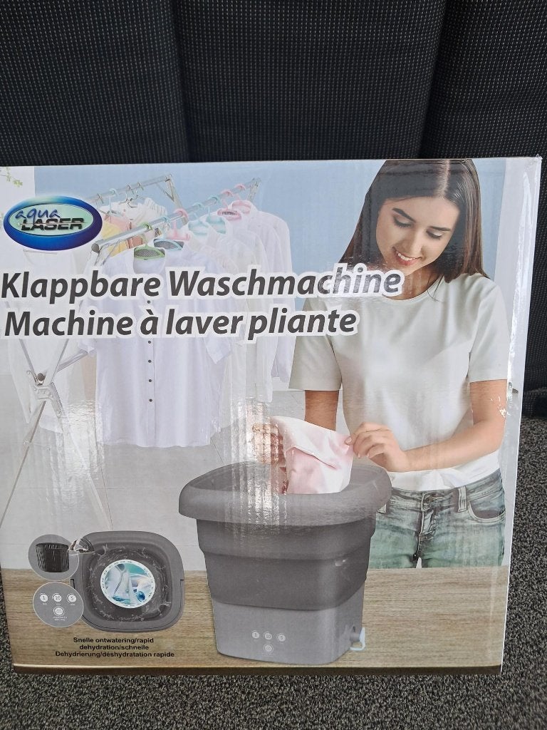 Opvouwbare wasmachine Aqua Laser CAMPING NIEUW in doos, Caravans en Kamperen, Kampeeraccessoires, Ophalen of Verzenden, Nieuw