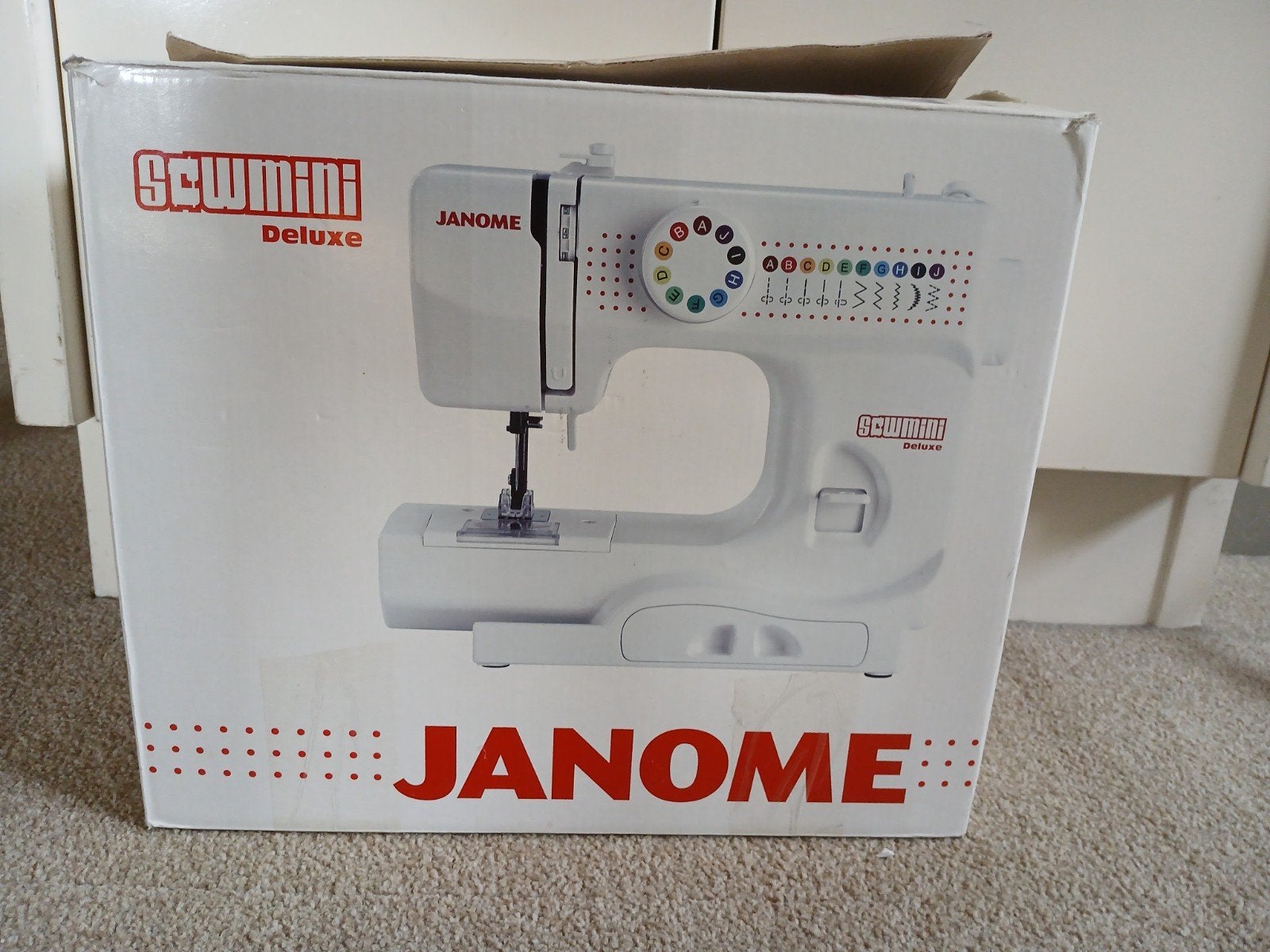 Naaimachine: Janome., Hobby en Vrije tijd, Naaimachines en Toebehoren, Ophalen of Verzenden, Zo goed als nieuw, Naaimachine, Overige merken