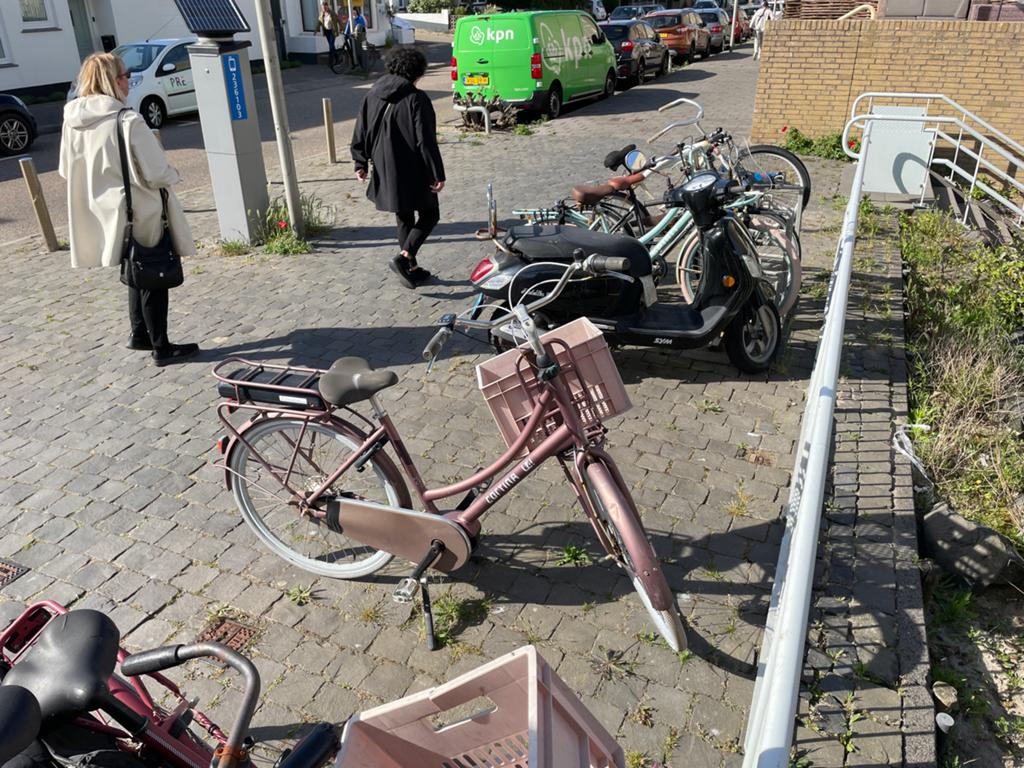 Cortina fiets roze, Ophalen of Verzenden, Gebruikt, Overige merken