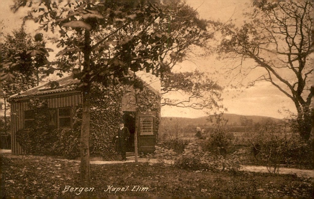 Bergen NH Kapel Elim # 911, Ophalen of Verzenden, Voor 1920, Ongelopen, Noord-Holland