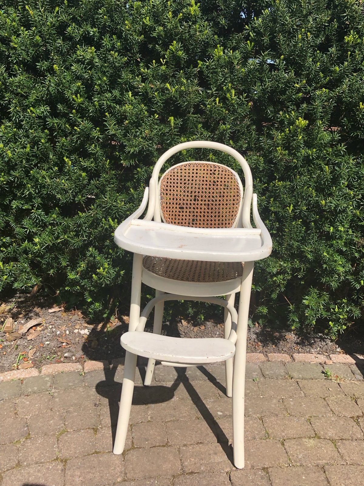 Vintage Stoel / Kinderstoel met Rotan Zitting Thonet, Ophalen