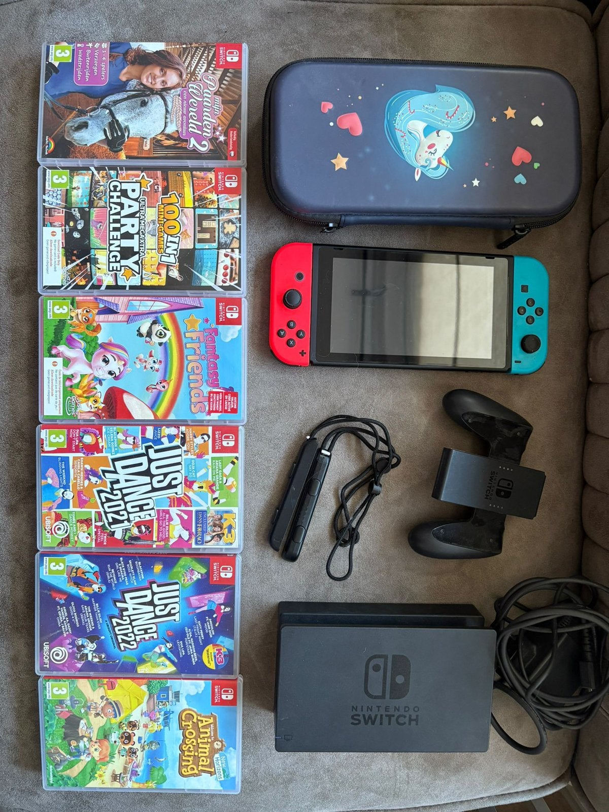 Nintendo switch 1, Ophalen, Zo goed als nieuw, Met 2 controllers, Switch Original