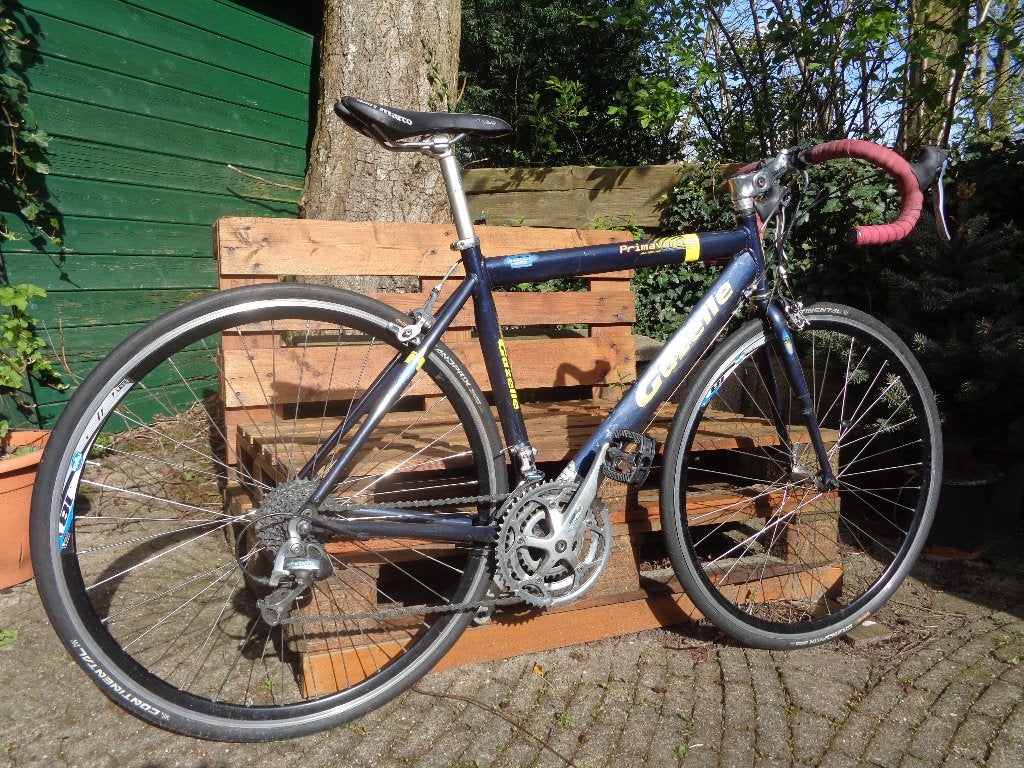Gazelle Primavera racefiets, framemaat 50, Fietsen en Brommers, Ophalen, Gebruikt, Velgrem, Aluminium