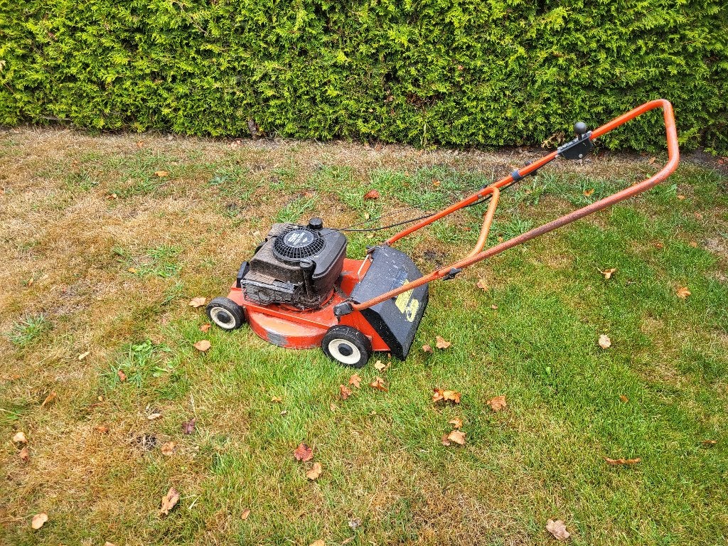 Grasmaaier sabo, Cirkelmaaier, Gebruikt, Benzine-grasmaaier, 50 cm of meer