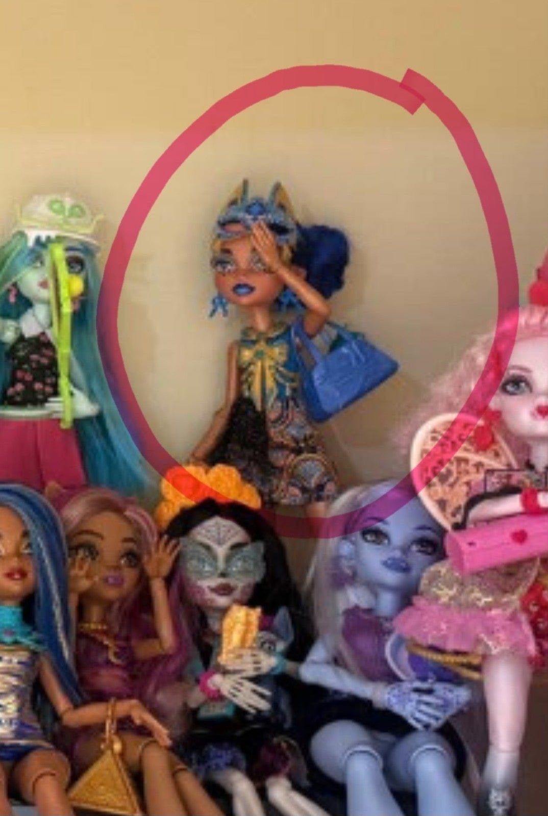Monster High Cleo De Nile pop met accessoires, Verzenden, Zo goed als nieuw, Overige typen