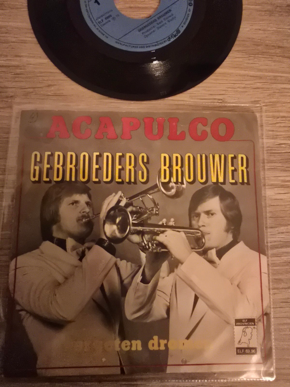 Gebroeders Brouwer/ Acapulco, Cd's en Dvd's, Ophalen of Verzenden, Gebruikt, 7 inch, Levenslied of Smartlap
