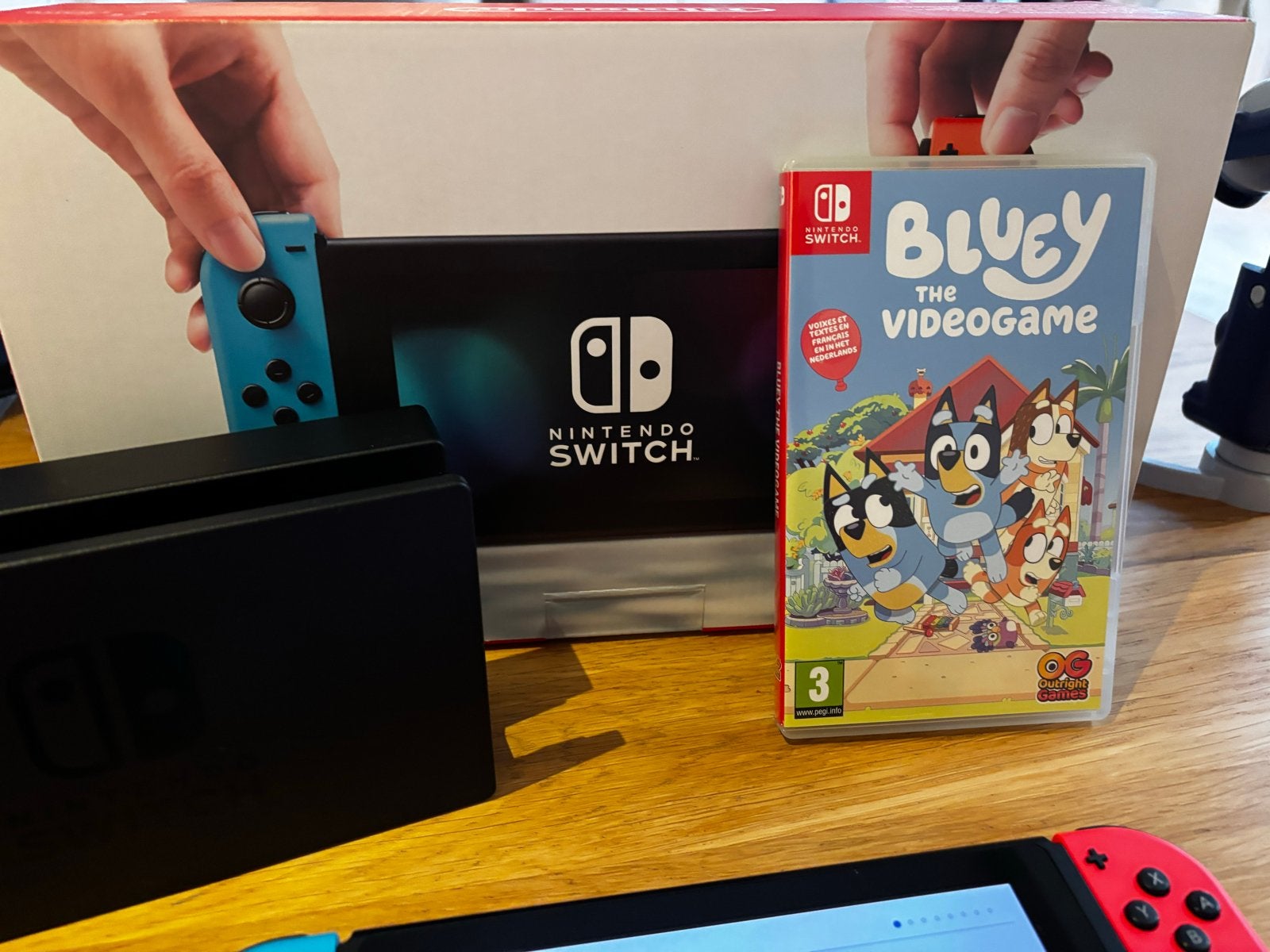 Nintendo Switch 1 met Bluey The Videogame, Avontuur en Actie, Gebruikt, Eén computer, Ophalen of Verzenden