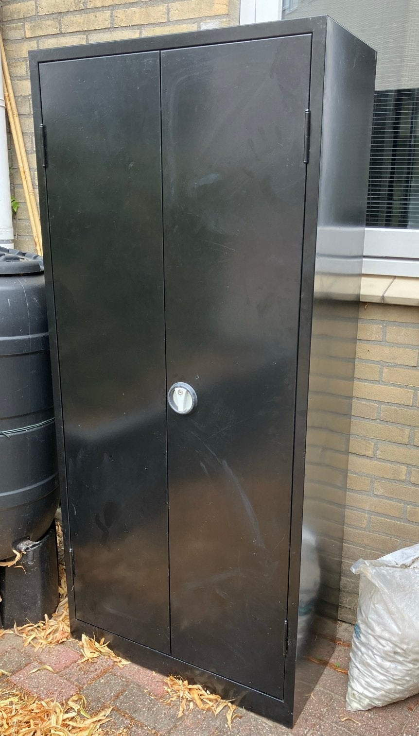 Metalen Archiefkast met slot - 178x80x48 cm, Ophalen, Gebruikt, 50 tot 100 cm, Metaal