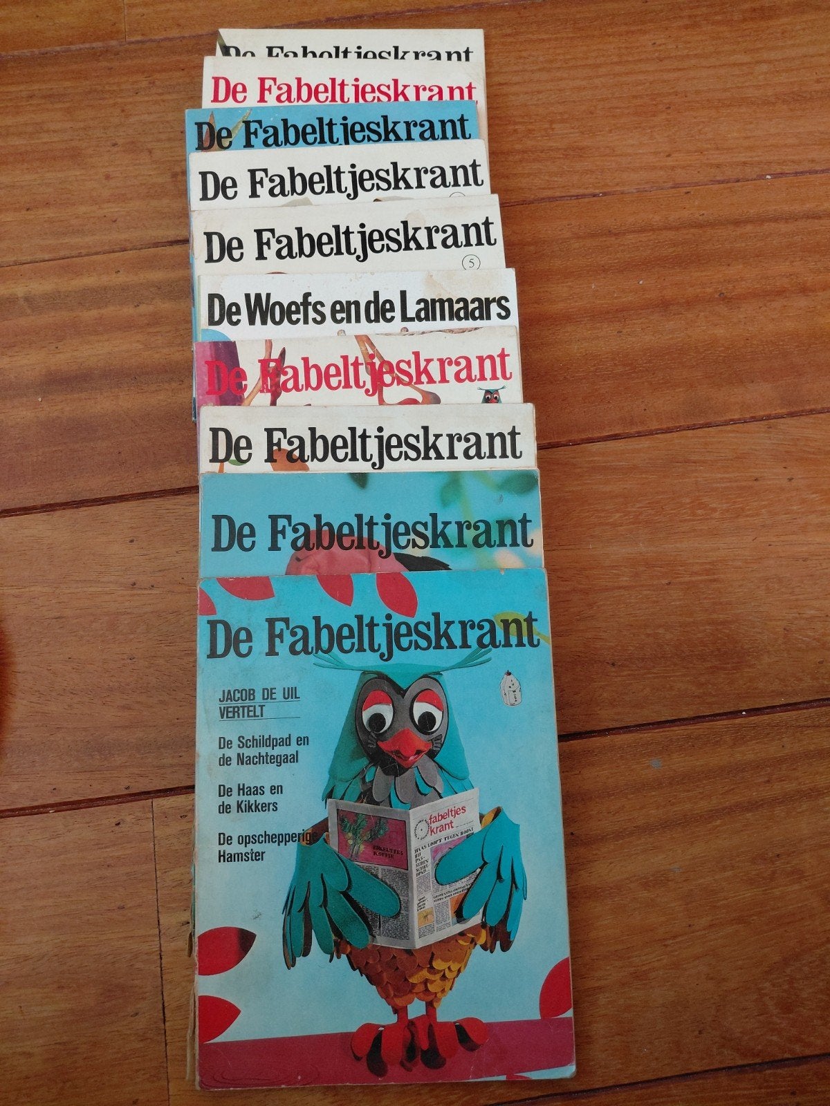 UNIEKE Fabeltjeskrant Collectie 10 stuks ca. 1970, Ophalen, Gelezen, Diverse auteurs (o.a. Wim Meuldijk), Fictie algemeen