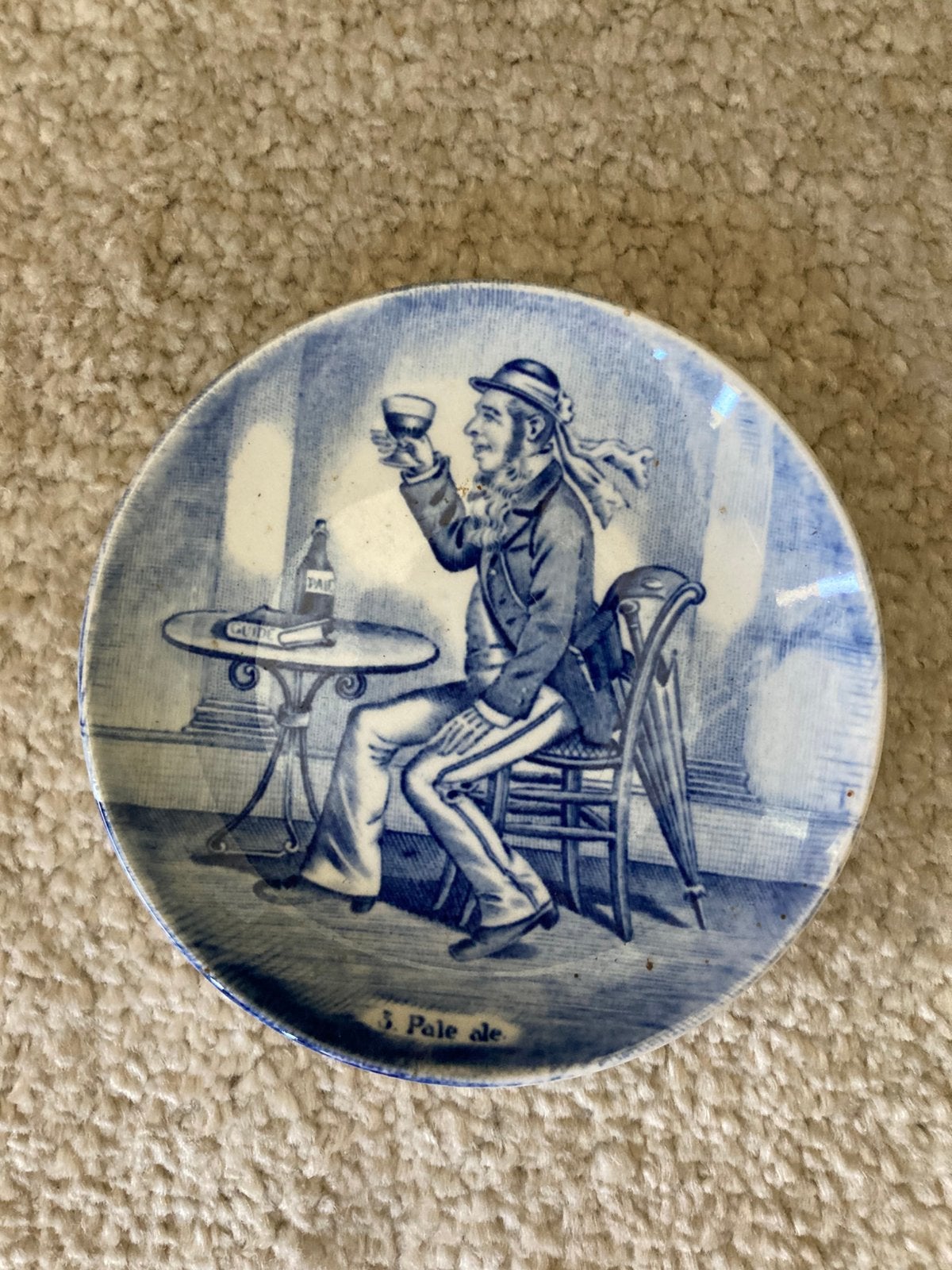 Delfts Blauw Boch bord, Ophalen of Verzenden
