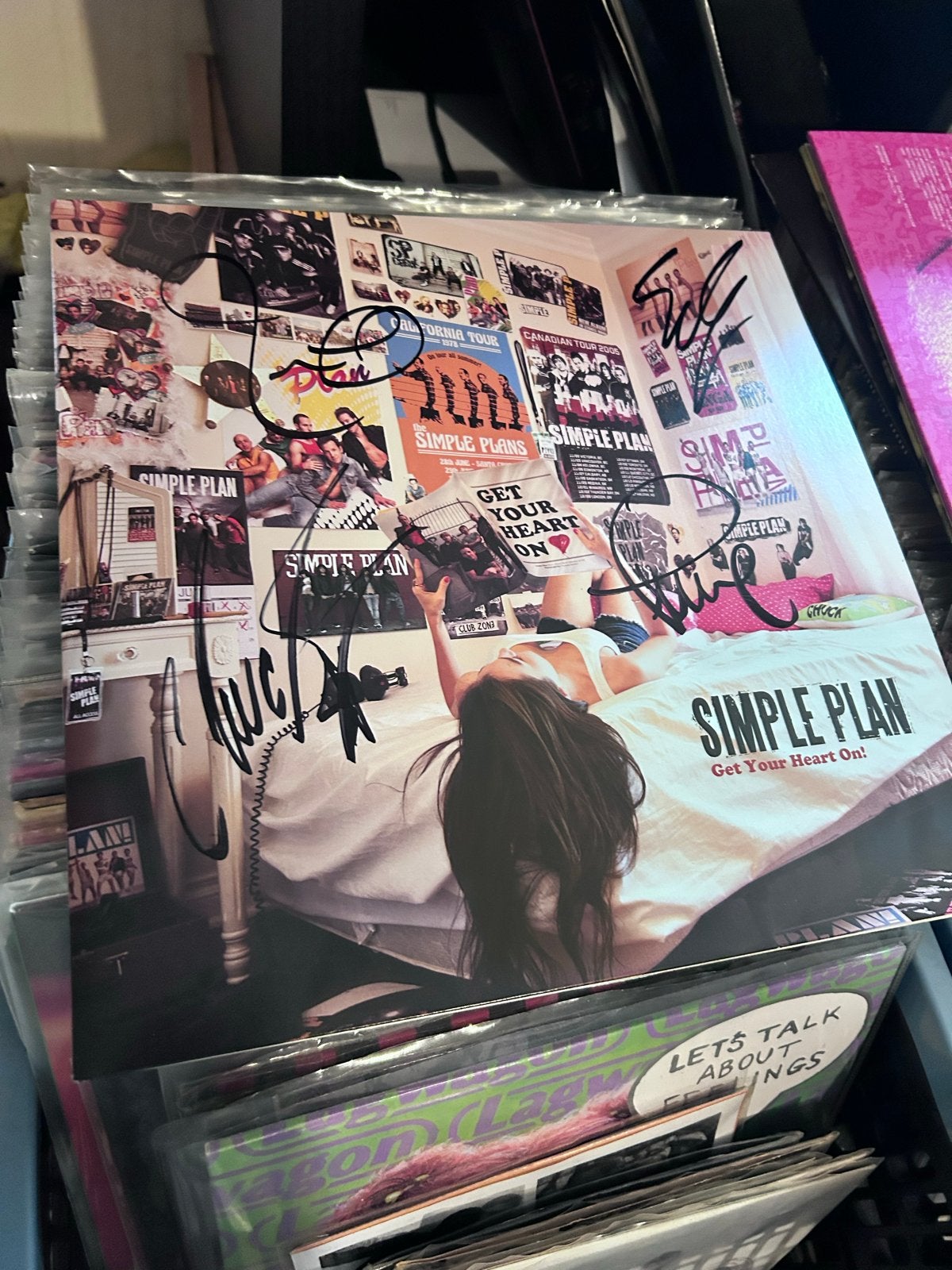 Simple Plan - Get Your Heart On! Gesigneerde LP, LP, Rock, Gesigneerd, Ophalen of Verzenden