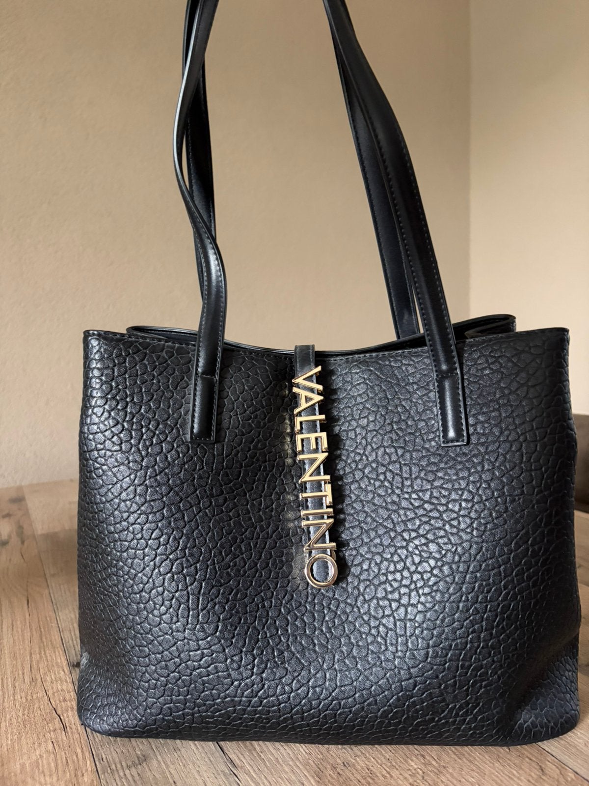 Valentino tote bag zwart, Sieraden, Tassen en Uiterlijk, Tassen | Damestassen, Ophalen of Verzenden, Zo goed als nieuw, Zwart
