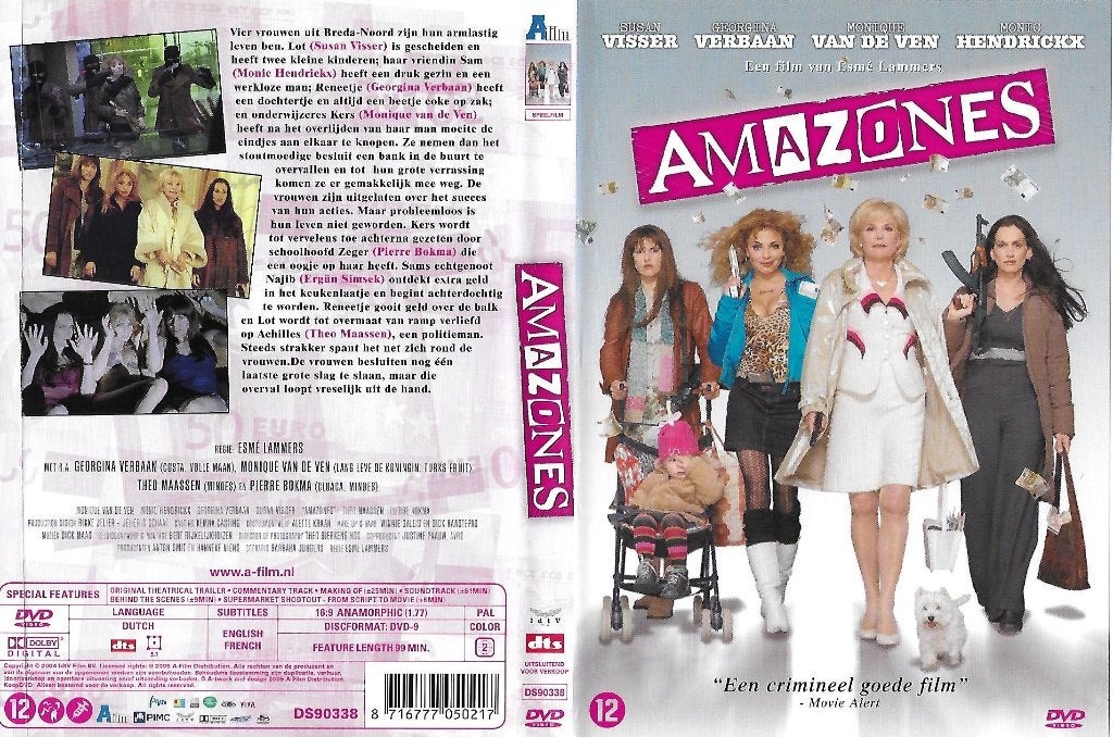 Amazones, Vanaf 12 jaar, Ophalen of Verzenden, Zo goed als nieuw, Komedie